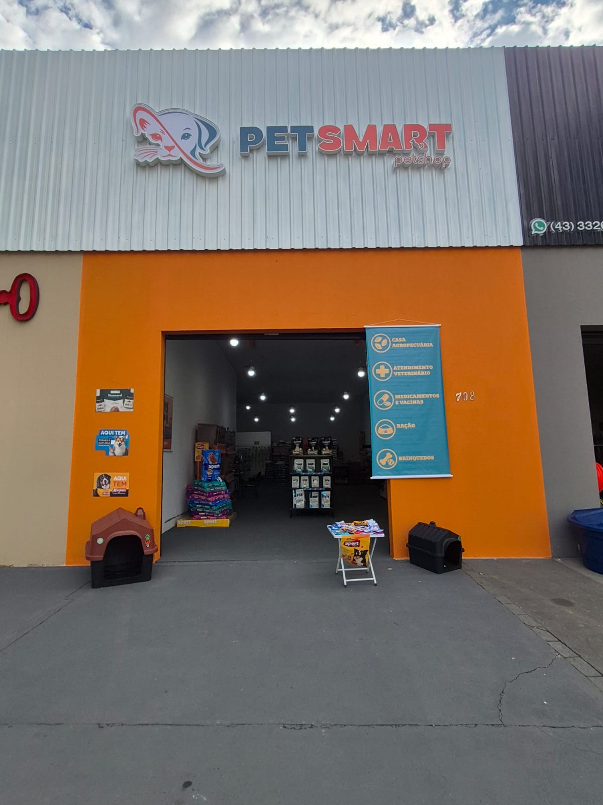 Fachada da PETSMART petshop